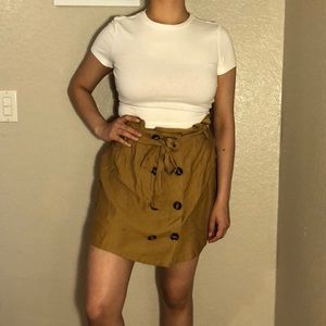 High waisted skirt
